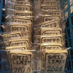 Iced sugar cookies for the 2020 Bartow Ford Drive For Excellence event.