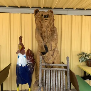 Patiently waiting to greet you!