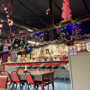 interior, sushi and sashimi