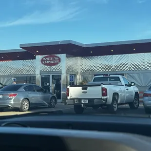 Outside of building. It&apos;s small but comfy inside.