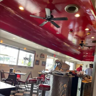 Cute place.  Breakfast all day, burgers and subs.  Good food, great service.