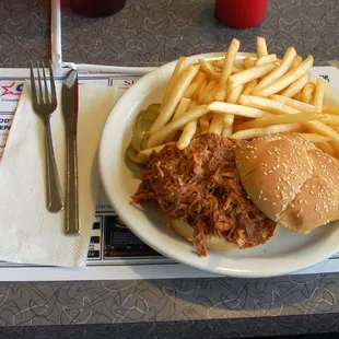 BBQ Pulled Pork Sandwich