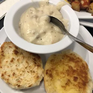 Biscuits and gravy