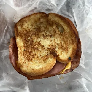Grilled ham &amp;cheese. Excellent.
