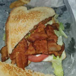 BLT w/extra bacon