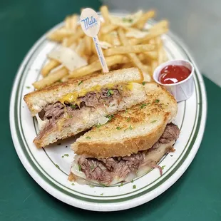 Short rib grilled cheese