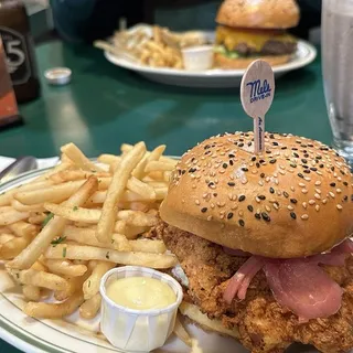 Creole Fried Chicken Sandwhich