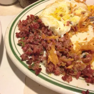 Corn Beef Hash and Eggs
