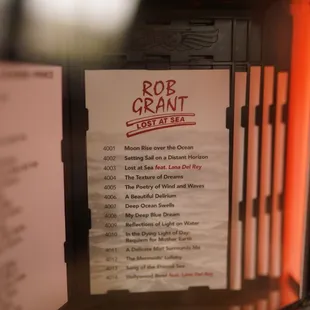 Jukebox, Lana Del Rey Songs