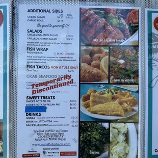 Menu as if 11/24/23.