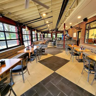 the interior of a restaurant