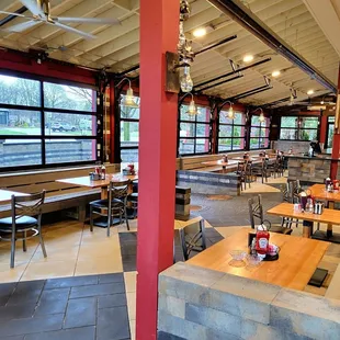 the interior of a restaurant