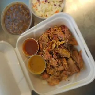 Pull pork dinner