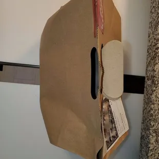 Tamper-free delivery order from Yelp via GrubHub delivery
