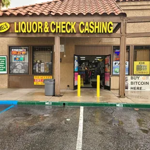 liquor and check cashing