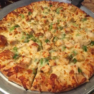 Chicken fajita pizza
