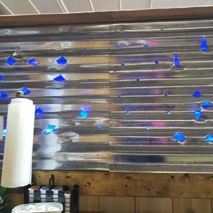cute wall with color changing lights