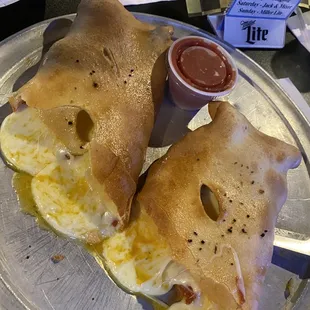"Small" calzone...