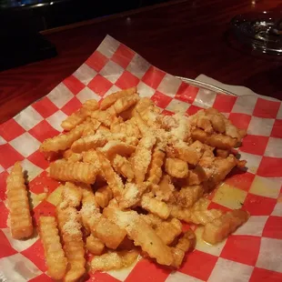 Garlic Parmesan Funky Fries! Awesome stuff!!!