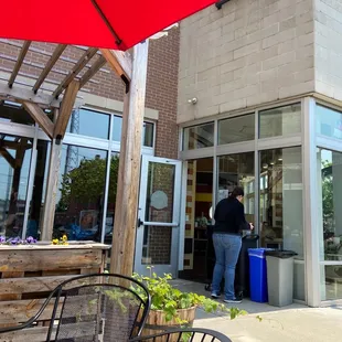 Outside patio