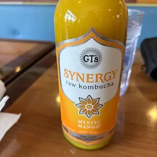 First time trying kombucha! Mystic Mango flavor!
