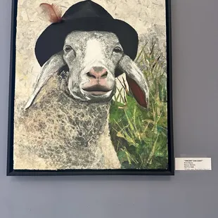 This picture of &quot;Vincent van Goat&quot; was so cute!