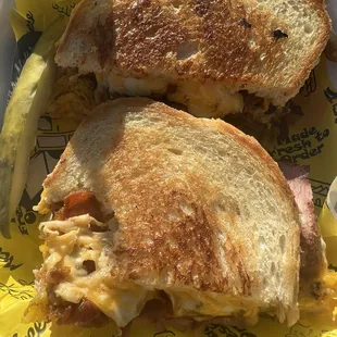 Meltdown breakfast sandwich