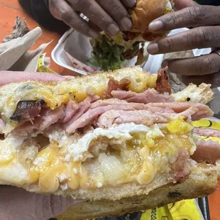 Meltdown morning sandwich