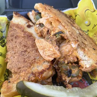 Chipotle jalapeño chicken melt