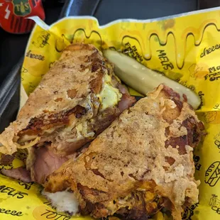 Grilled cheese pulled pork.