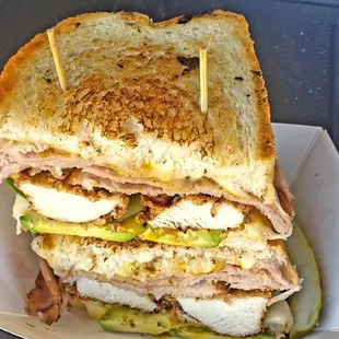 Chicken Cordon Bleu Sandwich
