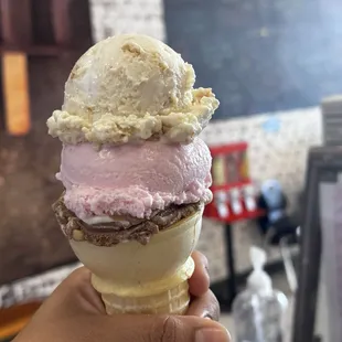8 oz. Ice Cream on a cake cone
