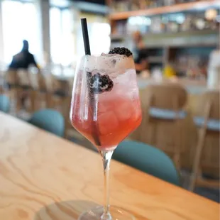 Blackberry Lavender Shrub