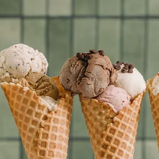 Homemade ice cream at Melvin&apos;s.