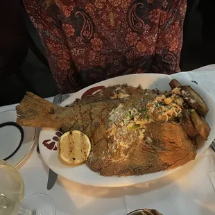 Stuffed and fried flounder. WoW!!!