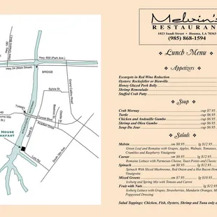 Lunch Menu