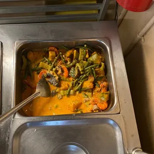 a variety of food items