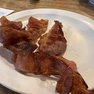 Yummy crispy bacon