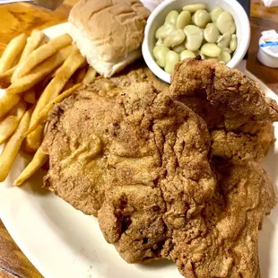 Bone-In Fried Pork Chops (delicious)