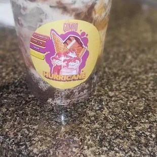 Peanut Butter Chocolate Hurricane
