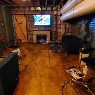 Additional area in the back.