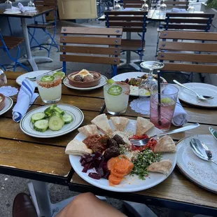 Ricotta Gnocchi, Baked Meatballs, chicken Kebabs, and the Combination Platter!!!