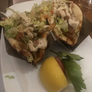 Chicken Laffa taco