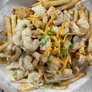 Our Famous Loaded Shrimp Fries