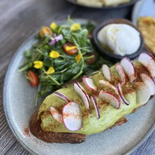 Avocado toast with Burrata