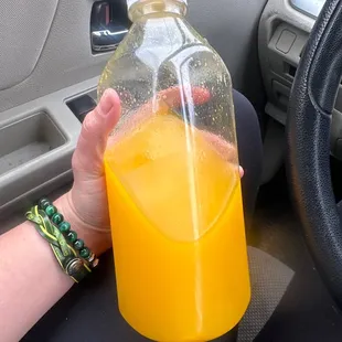 $15 for orange juice