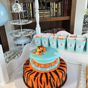 EXCELLENT BABY SHOWER CAKE! Exactly what I was hoping for!