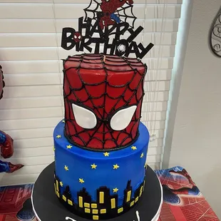 Spider-Man cake