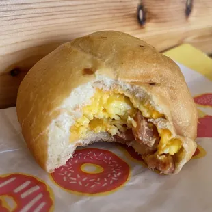 Sausage, egg, and cheese kolache