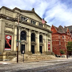 Right next to another amazing Cincinnati landmark (Music Hall).